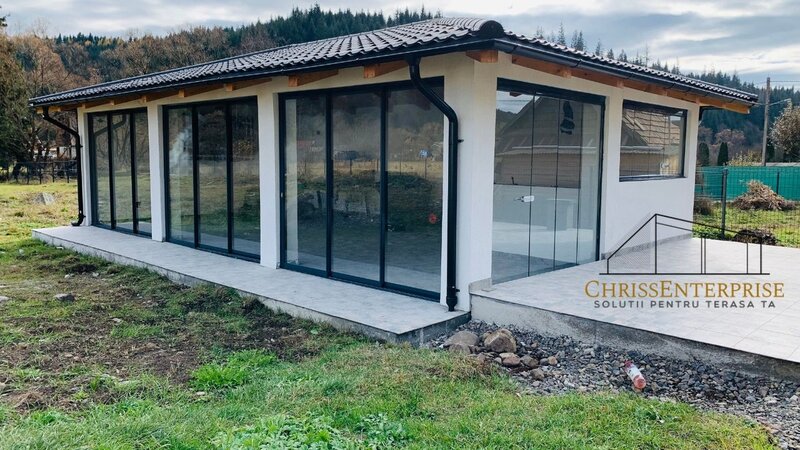 ChrissEnterprise, pergole copertine, sisteme din sticla pentru terase Cluj.